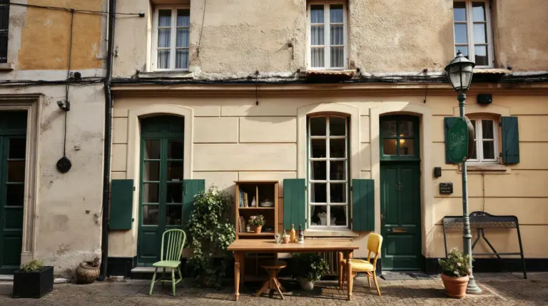 Immeuble ancien en rénovation dans une ville éligible au dispositif Denormandie