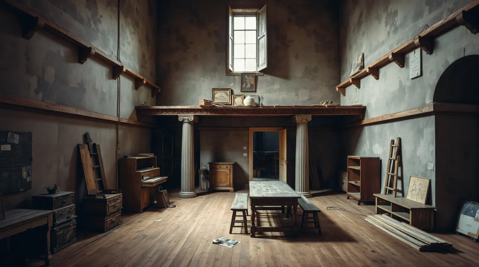 Immeuble ancien en travaux de réhabilitation